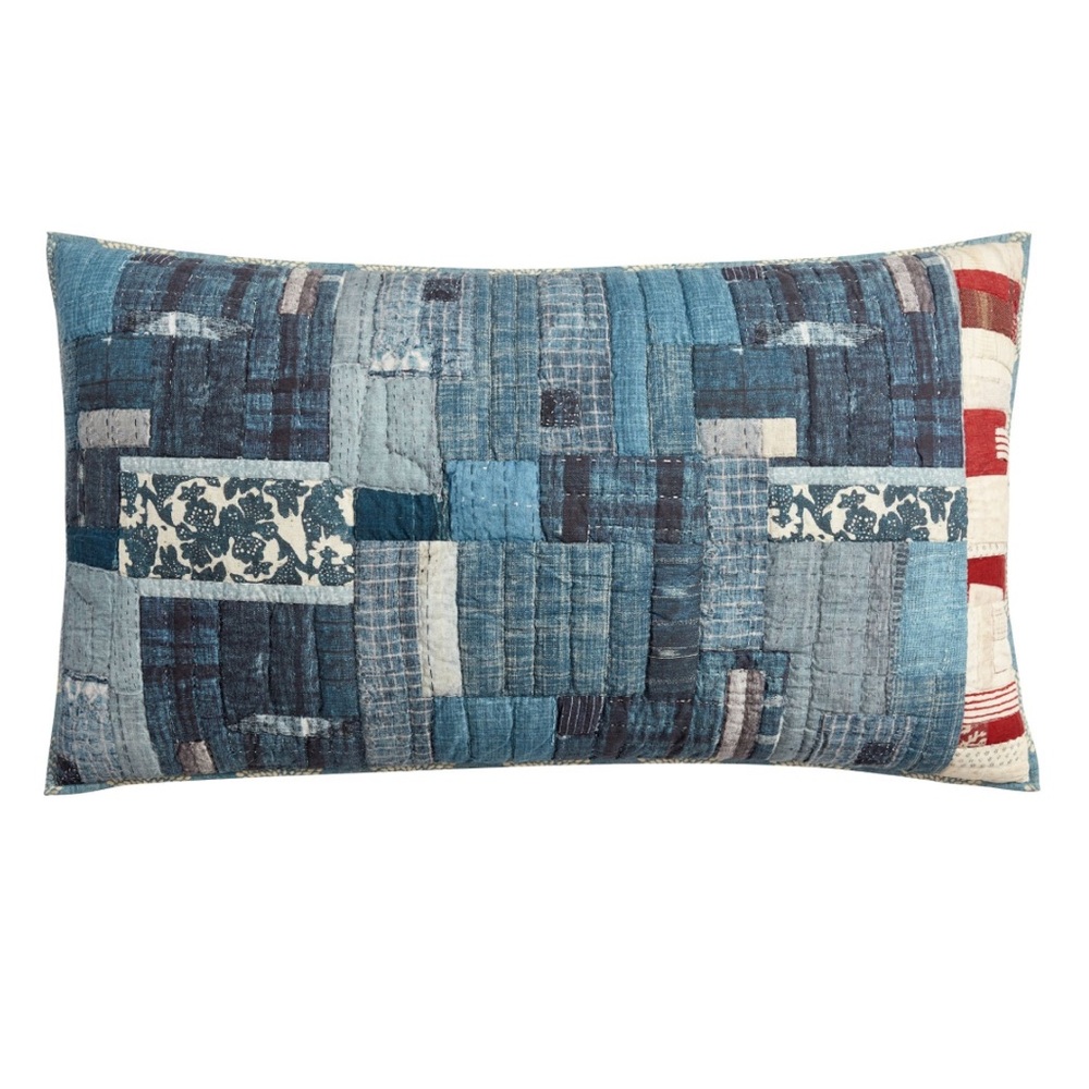 POTTERY BARN FLAG COTTON QUILT + SHAMS KING NWT - Picture 6 of 13